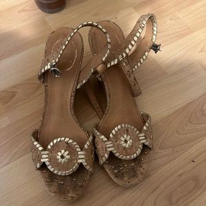 Jack Rogers Wedges Size 8